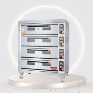 Bakery Oven Four Deck | 4 tray bakery oven